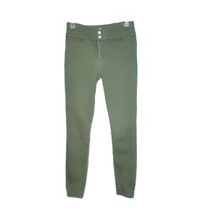 LOFT High-rise Skinny Olive Green Women's Pants Size 0